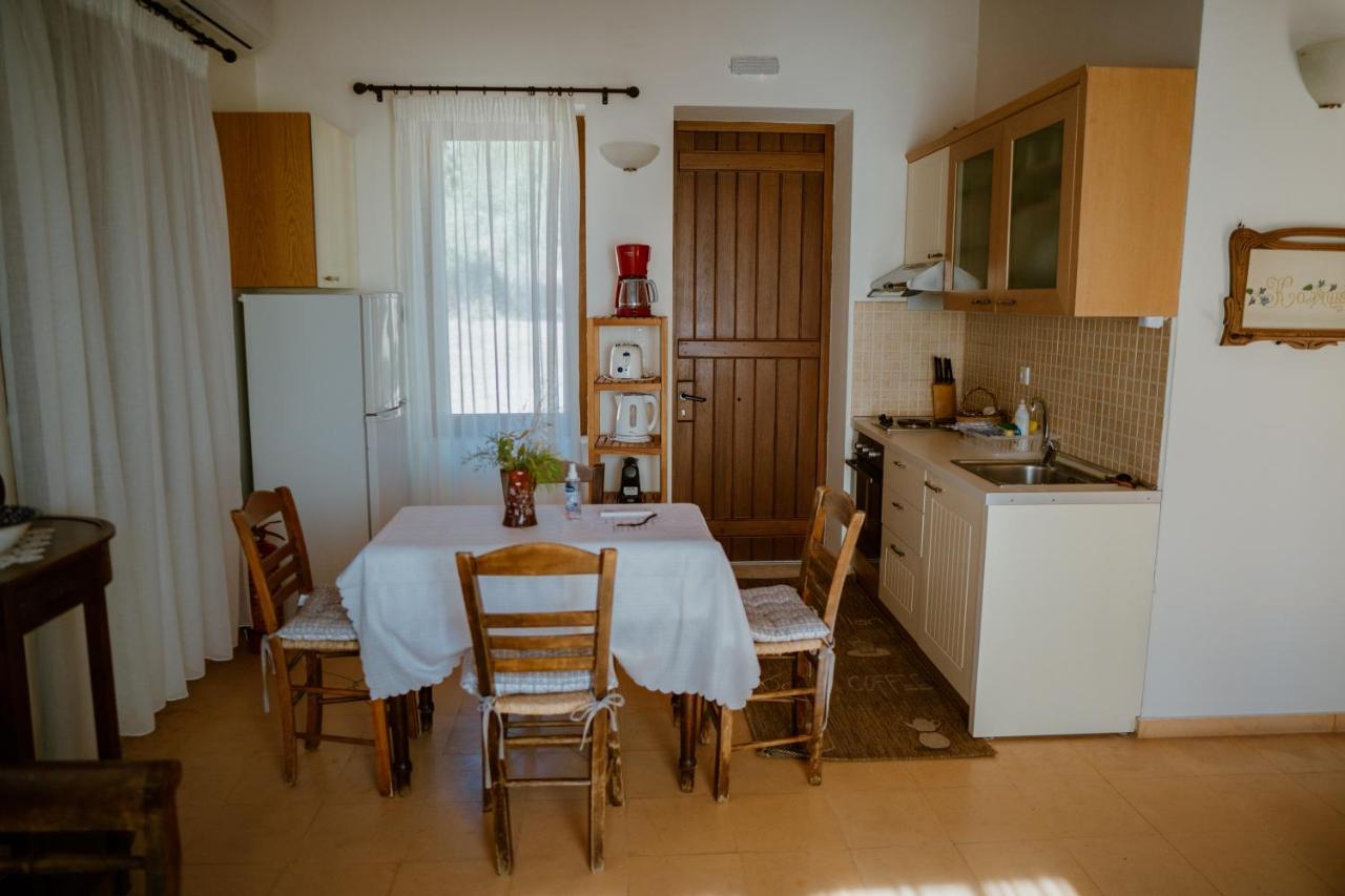 Seafront Traditional Stone House In Sunset Olive Grove - B Alyfanta Exteriör bild